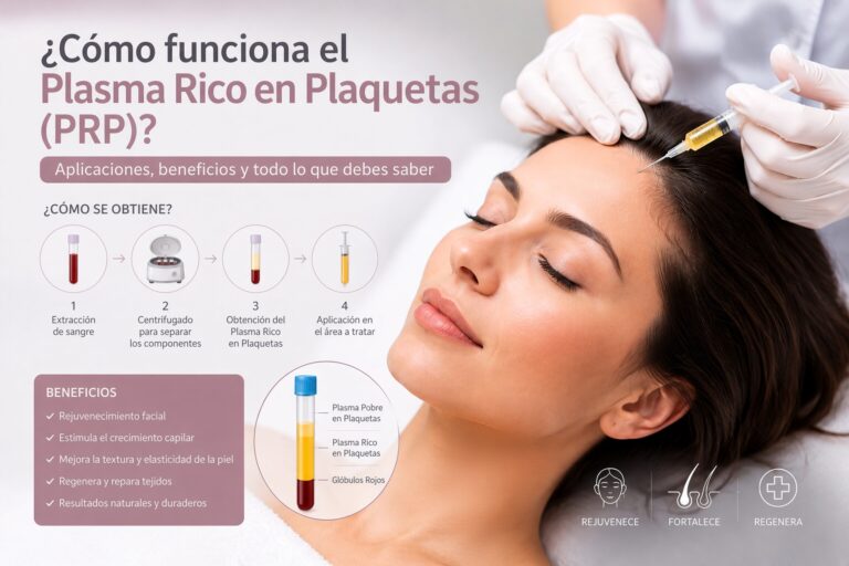 ¿Cómo funciona el plasma rico en plaquetas PRP? Aplicaciones, beneficios y todo lo que debes saber